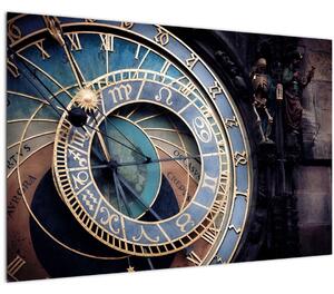 Obraz - Orloj, Praha (90x60 cm)