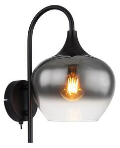 Globo 15548W - Nástenná lampa MAXY 1xE27/40W/230V čierna