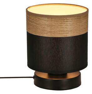 Stolná lampa PORTO 1xE27/60W/230V čierna/hnedá