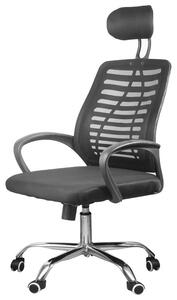 Kancelárska stolička ergonomická otočná stolička s hojdacím mechanizmom opierka hlavy lakťová opierka OC01