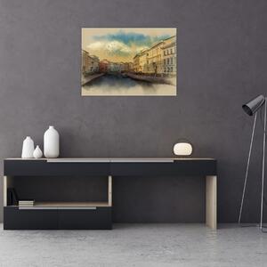 Obraz - Moyka rieka, Petrohrad, Rusko (70x50 cm)