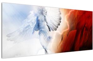 Obraz - Dobro a zlo (120x50 cm)