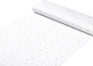 Biante Detské bavlnené posteľné obliečky do postieľky Sandra SA-424 Drobné kvietky na bielom Do postieľky 90x140 a 40x60 cm