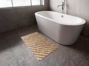 Kúpeľňová penová rohož / predložka PRO-036 Prepletané povrazy - metráž šírka 65 cm