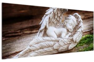 Obraz - Spiaci anjelik (120x50 cm)