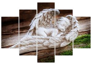 Obraz - Spiaci anjelik (150x105 cm)