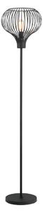 Stojacia lampa Aglio, výška 180 cm, čierna, kov