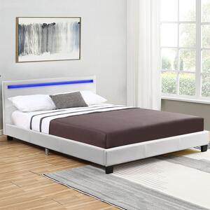 Čalúnená posteľ Verona 120 x 200 cm - biela