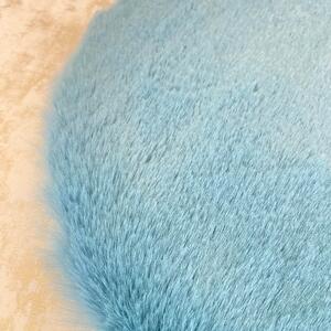 Ozdobný dekoračný koberec - modrá