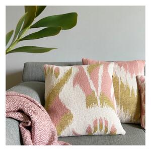 Vankúše Malagoon Ikat knitted cushion lurex pink (NEW)