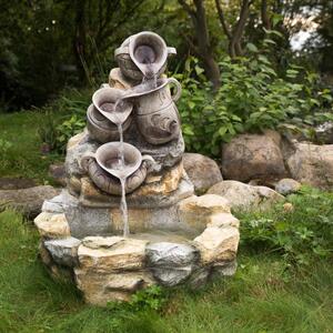Záhradná fontána - fontána krčahy 70 x 83 x 75 cm M01427