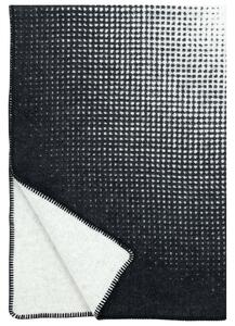 Vlnená deka Juhannus 100x150, čierna / Finnsheep