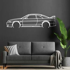 DUBLEZ | Drevená dekorácia na stenu - Nissan R33 GT-R