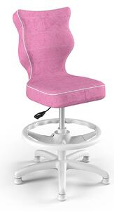Kancelárska stolička Petit - ružová Rozmer: 119 - 142 cm