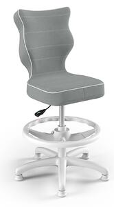 Kancelárska stolička Petit - sivobiela Rozmer: 119 - 142 cm