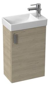 Kúpeľňová skrinka s umývadlom Jika Petit 41x65,5x23 cm jaseň H45J5111755141