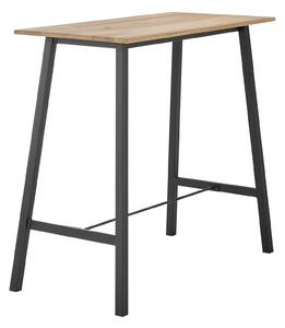 BAROVÝ STÔL, dub, čierna, farba duba, 120/60/104 cm Boxxx - Online Only jedálne, Online Only