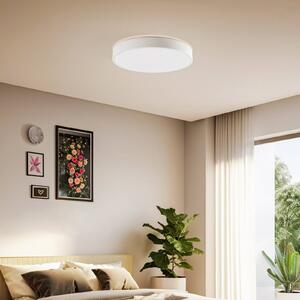 Lindby Smart LED stropné svietidlo Innes biele Ø 38 cm RGB CCT Tuya