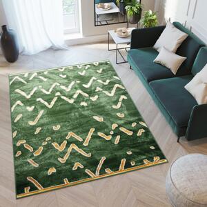 Kusový koberec Triama zelený 300x400cm