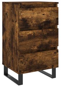 Nočný stolík dymový dub 40x35x69 cm kompozitné drevo