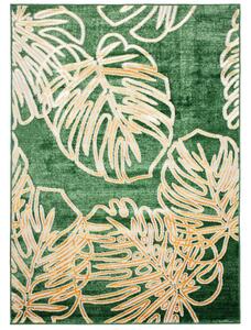 Kusový koberec Tonstera zelený 120x170cm