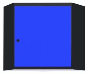 TvojRegal Kovová dielenská skrinka rohová veľká Farebné prevednie: Modrá