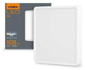 Povrchový LED panel štvorcový 24W biely neutrálny