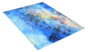 Trendový koberec s farebným abstraktným vzorom Modrá Šírka: 80 cm | Dĺžka: 150 cm