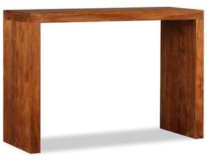 Konzolový stolík, drevený masív s medovým náterom 110x40x76 cm