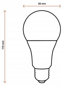 LED žiarovka - E27 - 10W - 800Lm - teplá biela BERGE