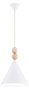 Argon 8632 - Luster na lanku KEGEL 1xE27/15W/230V biela