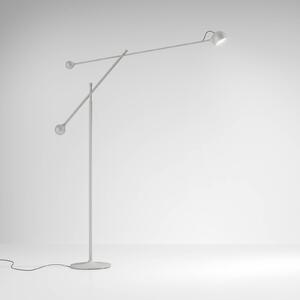 Artemide Ixa LED lampa nastaviteľná bielo-sivá