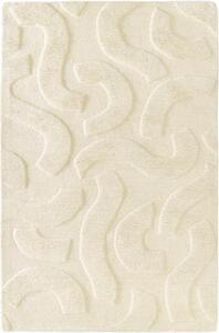Ručne tkaný vlnený koberec s reliéfnou štruktúrou Clio