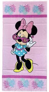 Plážová osuška Disney - Minnie Mouse - 100% bavlna, froté s gramážou 320 g/m² - 70 x 140 cm