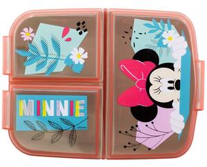 Multibox na desiatu Minnie Mouse - Disney s tromi priehradkami