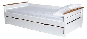 Biela rozkladacia posteľ Marckeric Lola, 90 × 190 cm