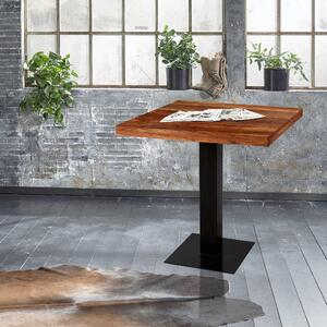Jedálenský stôl GURU akácia forest/kov, 70x70 cm