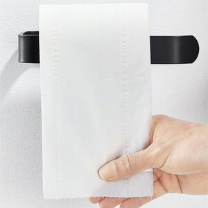 Držiak toaletného papiera Narim loft čierny