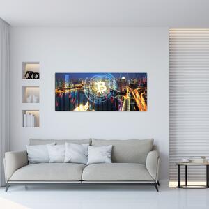 Obraz - Mesto investícií (120x50 cm)
