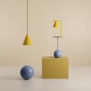 Aldex FORM TABLE | Moderná stolná lampa s kužeľovitým tienidlom Farba: Žltá