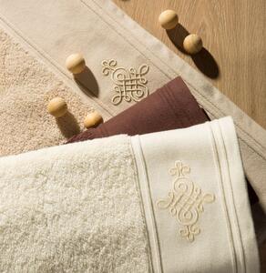 EUROFIRANY Bavlnený uterák z mäkkej froté tkaniny s výnimočnou savosťou 50 cm x 90 cm hnedá 100 % bavlna Varianta: 96113