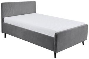 ČALÚNENÁ POSTEĽ, 140/200 cm tmavosivá MID.YOU - Online Only spálne, Online Only