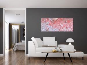 Obraz - Prímorská atmosféra v ružových odtieňoch (120x50 cm)