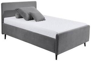 ČALÚNENÁ POSTEĽ, 140/200 cm tmavosivá MID.YOU - Online Only spálne, Online Only