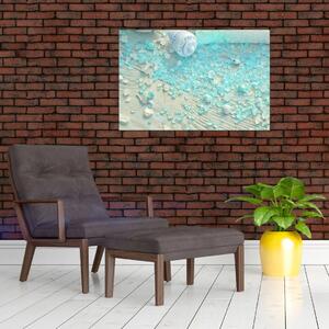 Obraz - Prímorská atmosféra v tyrkysových odtieňoch (90x60 cm)