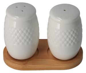 Orion Soľnička a korenička porcelán-bambus