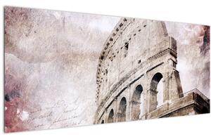 Obraz - Koloseum, Rím, Taliansko (120x50 cm)