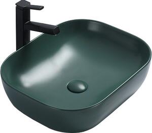 Mexen ROSA umývadlo, 50x40 cm, tmavo-zelená, 21095047