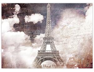 Obraz - Eiffelova veža, Paríž, Francúzsko (70x50 cm)