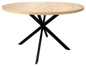 JEDÁLENSKÝ STÔL, čierna, farba duba, 120/120/75 cm MID.YOU - Stoly, Online Only